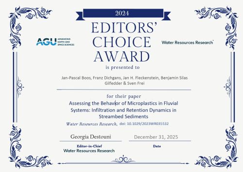 WRR Editors Choice Award 2025